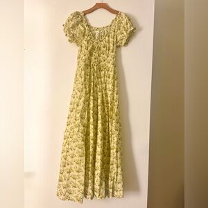 Doen Ashlynne Citron Midi Dress - size L